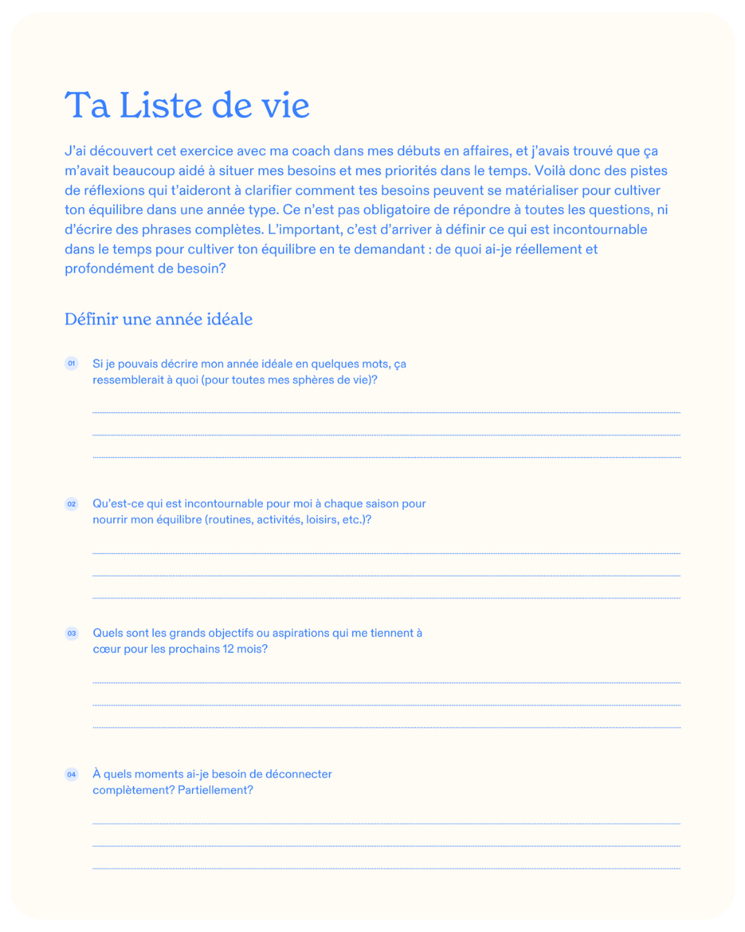 Retour à l’essentiel