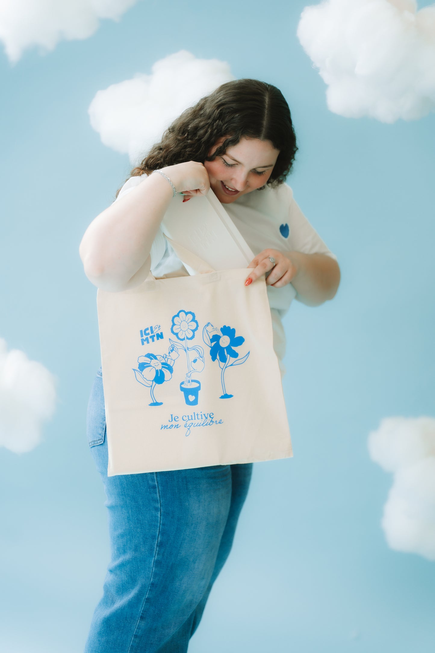 Tote bag Marguerites